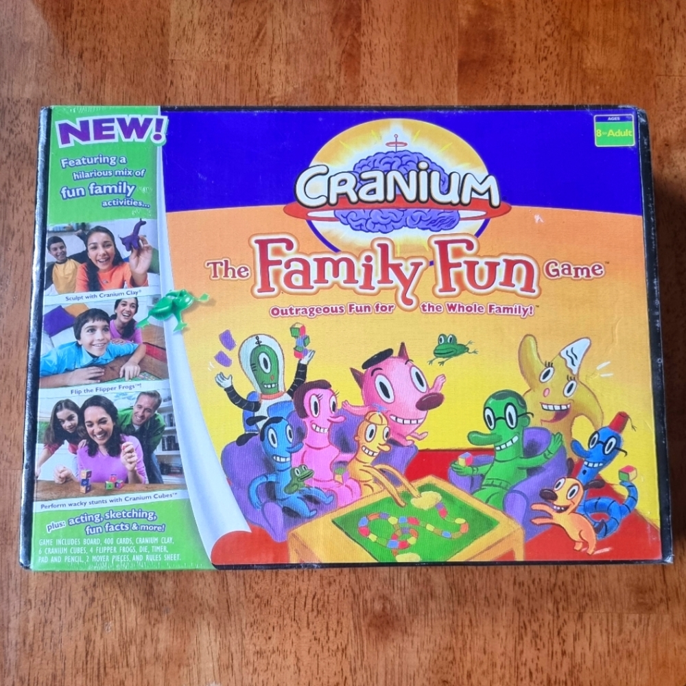 Cranium Family Edition The Family Fun Game Frogs Clay Trivia 2005 New